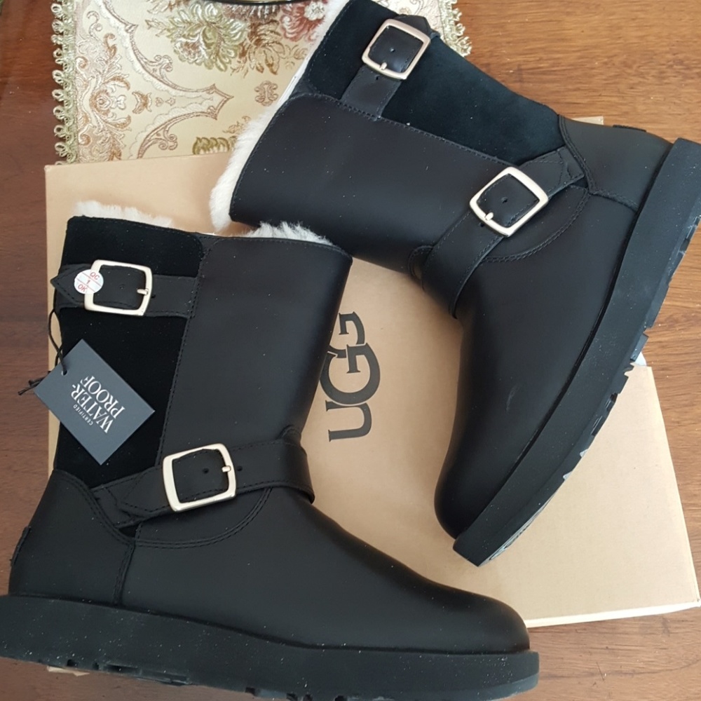 15:07  - UGG Leather & Suede Moto Boots